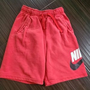 Boys XL Red Shorts - sweatshirt material